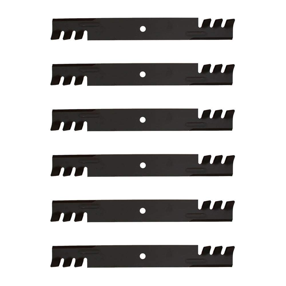 (6) Mower Mulch Blades For Hustler  - 60'' - Super Z & X-One -Side Discharge