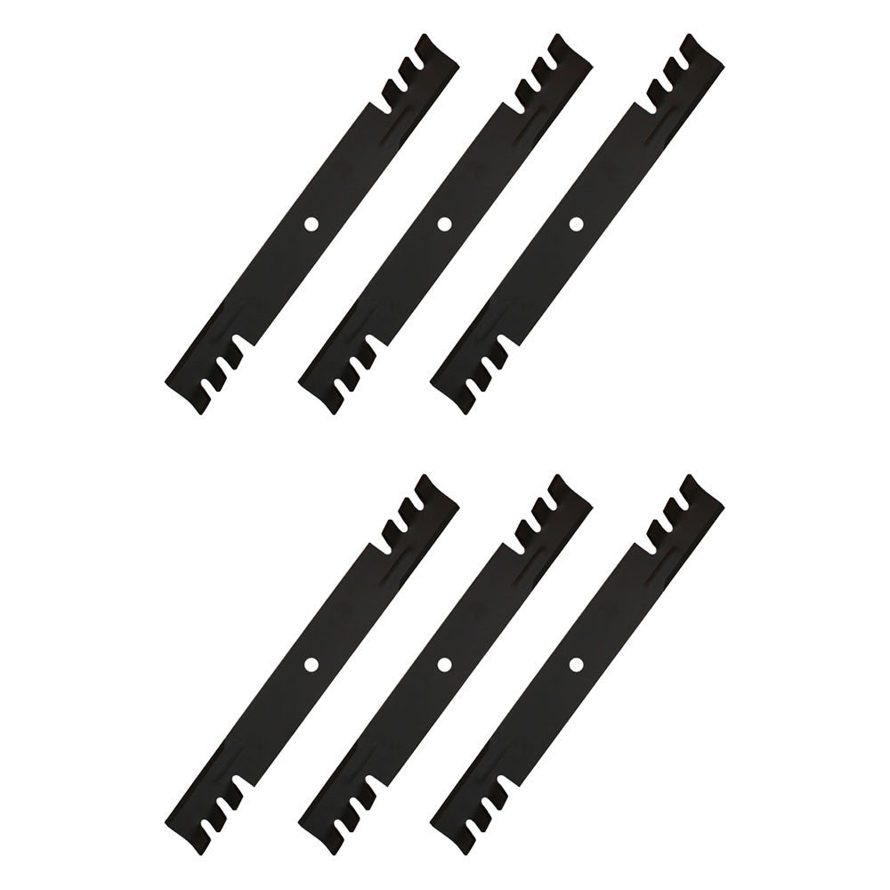(6) Mower Mulch Blades For Hustler  - 60'' - Super Z & X-One -Side Discharge
