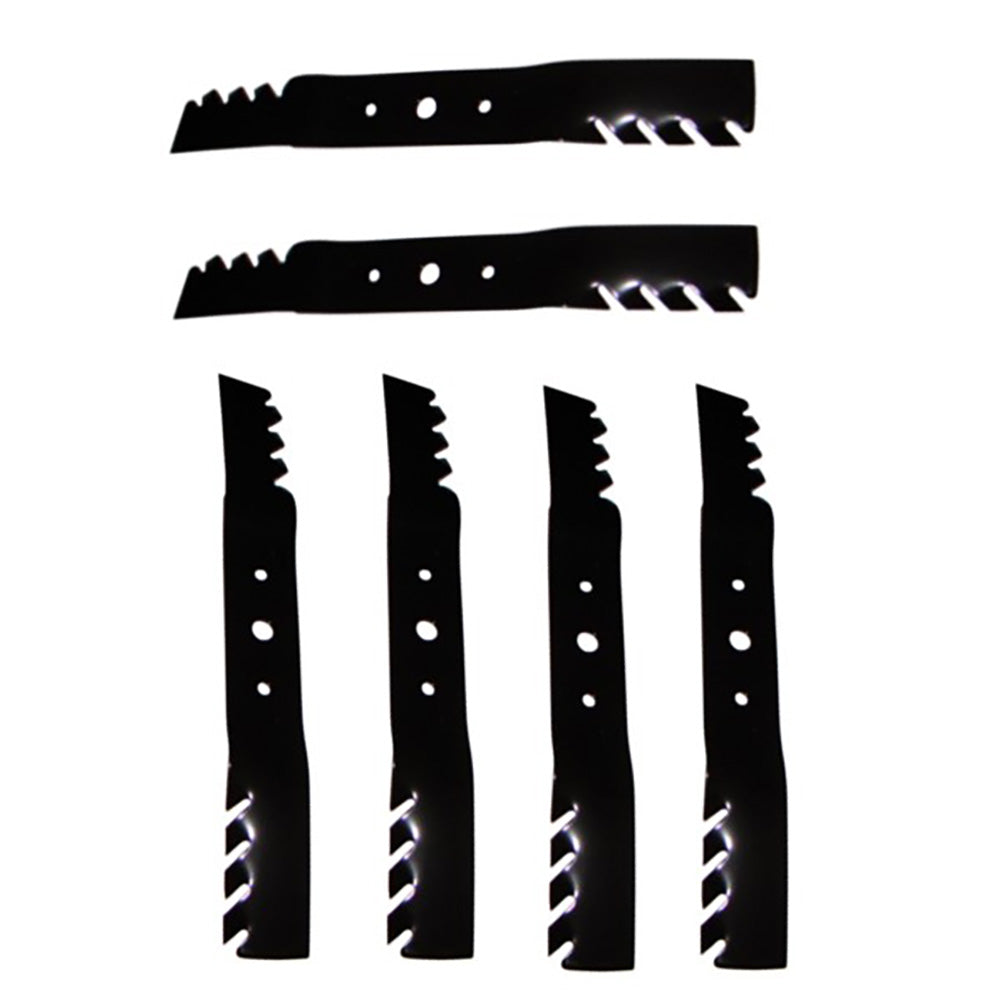 AM100946 Qty 6: Mulching Blade Fits John Deere LT133 LT150 LT155 LT166 SRX895
