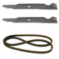 46" Lawn Mower Deck Blade Belt Combo Kit for Troy Bilt Horse XP