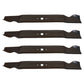 Qty 4: Standard Lift Mower Blade Fits Rotary Replaces 12956