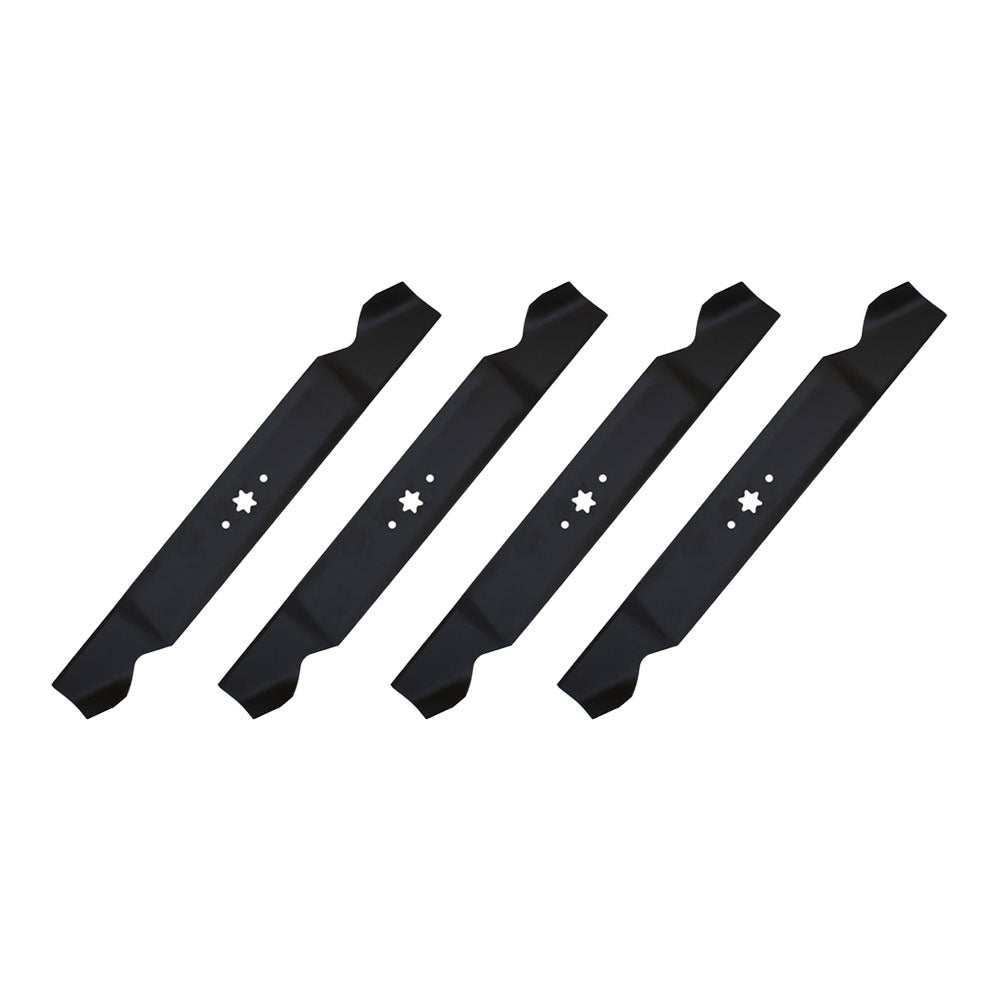 12956 Qty 4: Standard Lift Mower Blade Fits Rotary