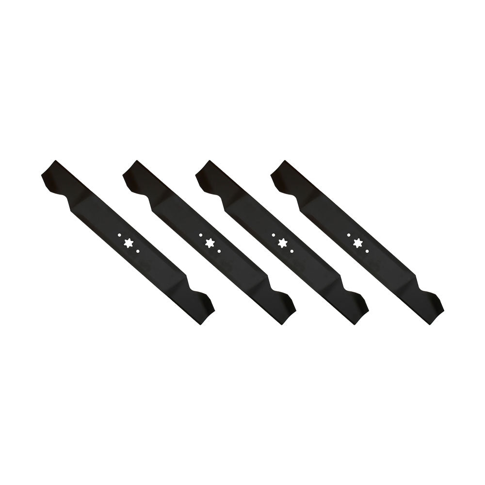 12956 Qty 4: Standard Lift Mower Blade Fits Rotary