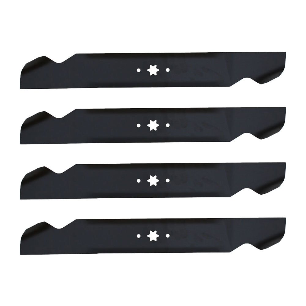 12956 Qty 4: Standard Lift Mower Blade Fits Rotary