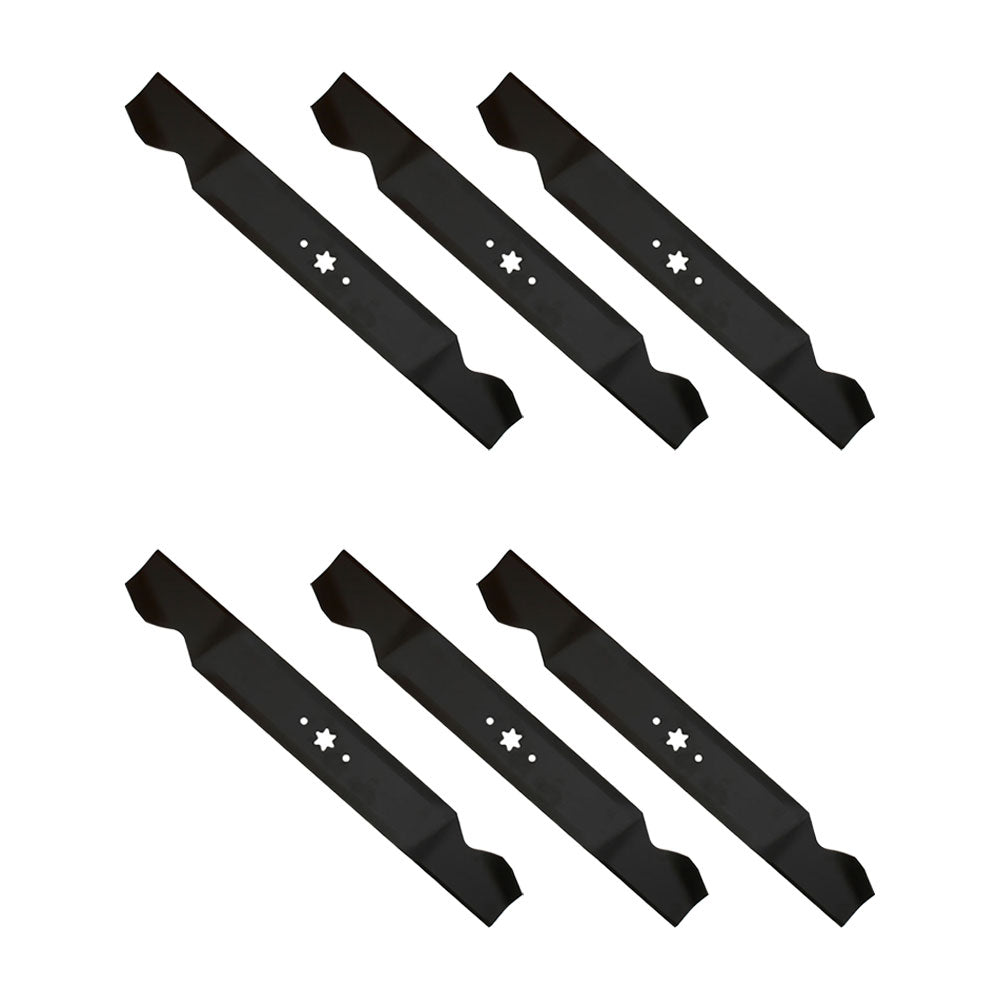 12956 Qty 6: Standard Lift Mower Blade Fits Rotary