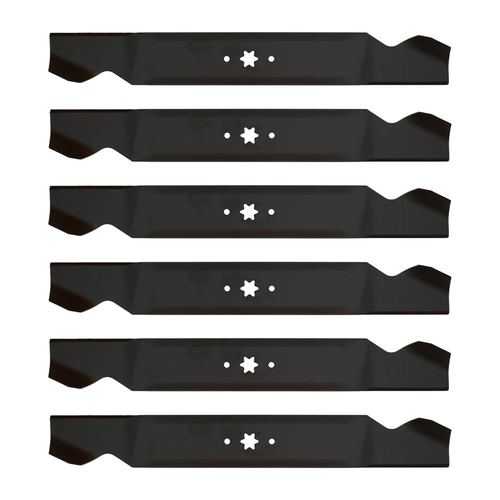 6 Lawn Mower Blades fits MTD Riding Mower 46" Deck 942-04244A 942-04290