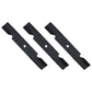 New XHT Blades fits Mowers w/ 32" & 48" Decks set of (3)