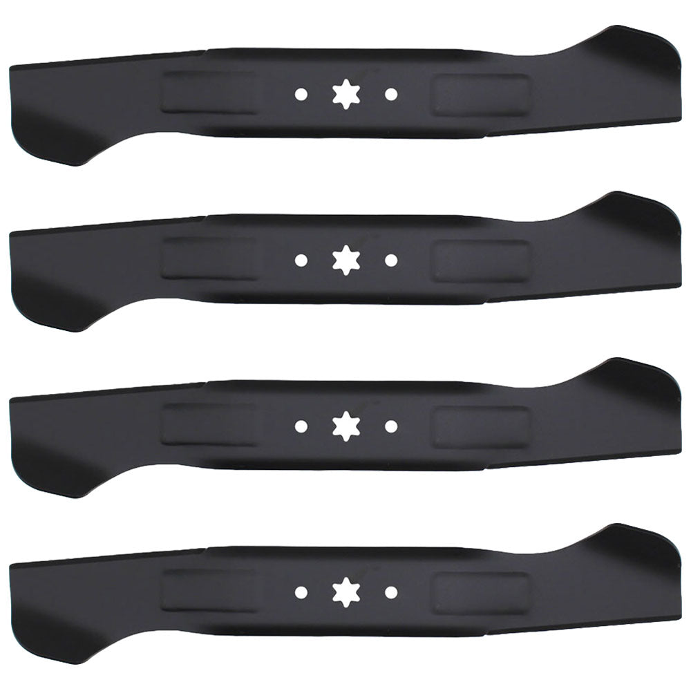 (4) pack Blades 46" Deck Fits Cub Cadet XT1-LT46 XT2-LX46 Mowers