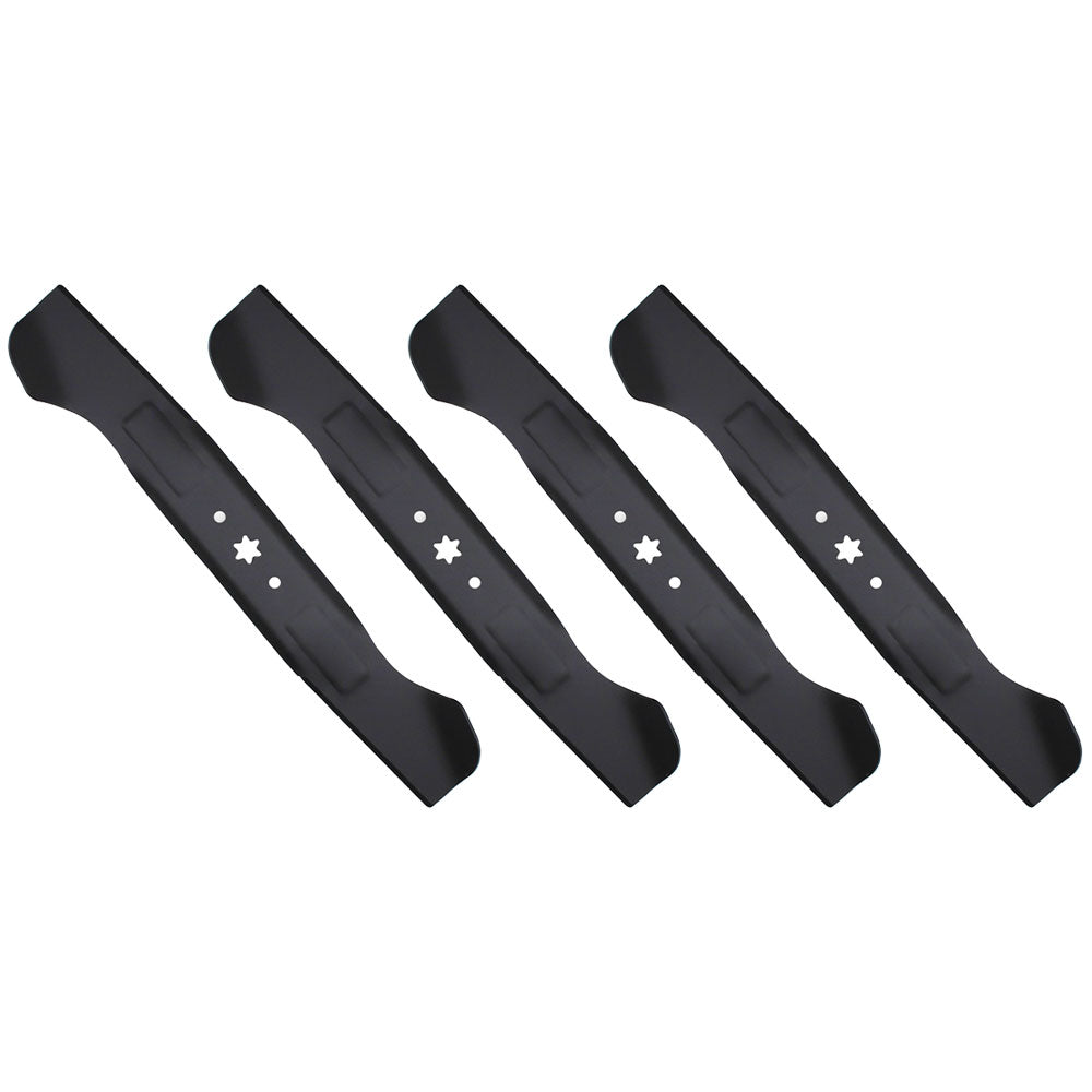 742-04244 Qty 4: High Lift Mower Blade Fits MTD
