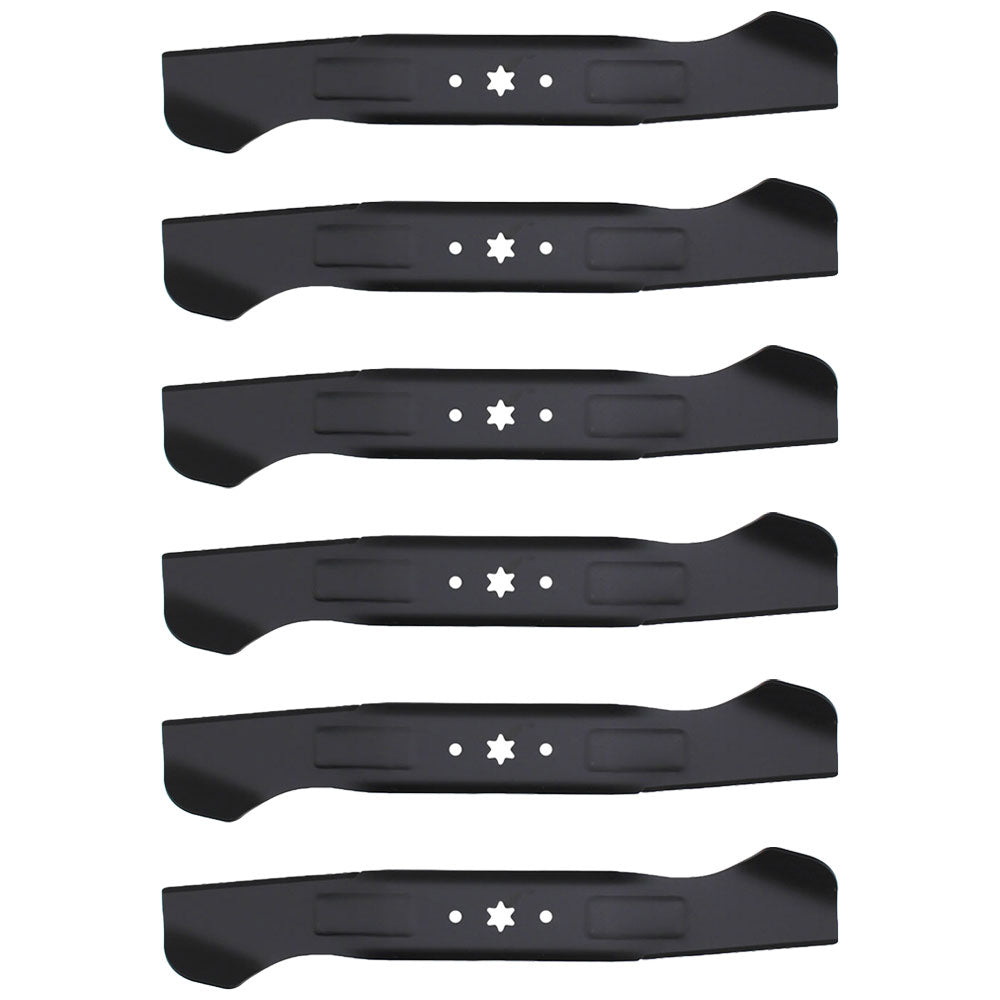 LAB50-0151_x6 Qty 6: High Lift Mower Blade Fits Yard Man 13AR91PT099 13AR91PT299
