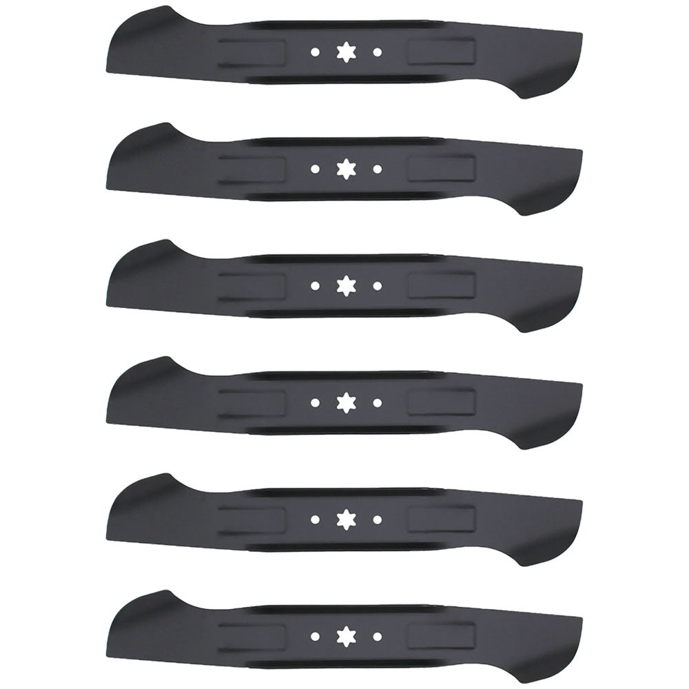742-04244 Qty 6: High Lift Mower Blade Fits MTD