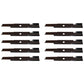 103-6387 Qty 10: Notched Air-Lift Mower Blade
 Fits Toro (Z 5200) 74814