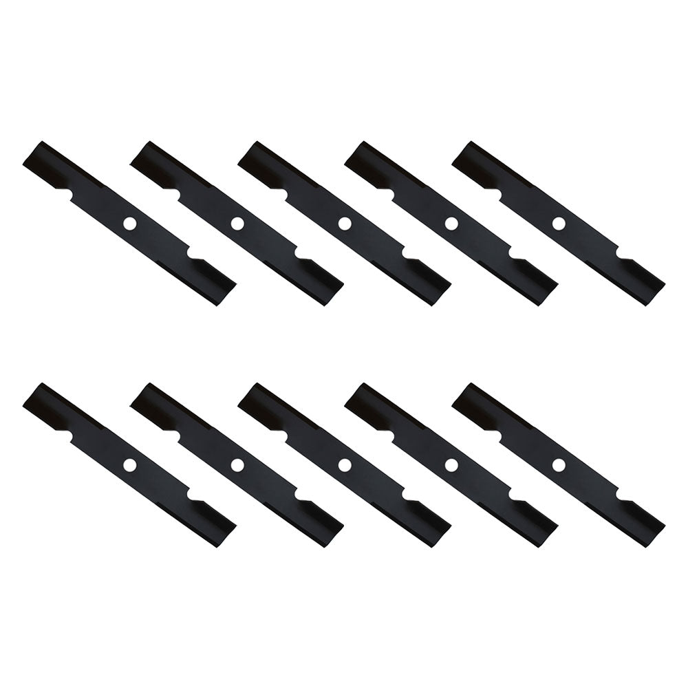 103-6387 Qty 10: Notched Air-Lift Mower Blade
 Fits Exmark