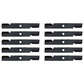103-6387 Qty 10: Notched Air-Lift Mower Blade
 Fits Toro (Z 5200) 74814