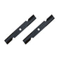103-6387 Qty 2: Notched Air Lift Mower Blade Fits Exmark