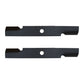 103-6387 Qty 2: Notched Air Lift Mower Blade Fits Exmark