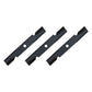 103-6387 Qty 3: Notched Air-Lift Mower Blade Fits Exmark