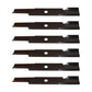 103-6387 Qty 6: Notched Air-Lift Mower Blade Fits Exmark