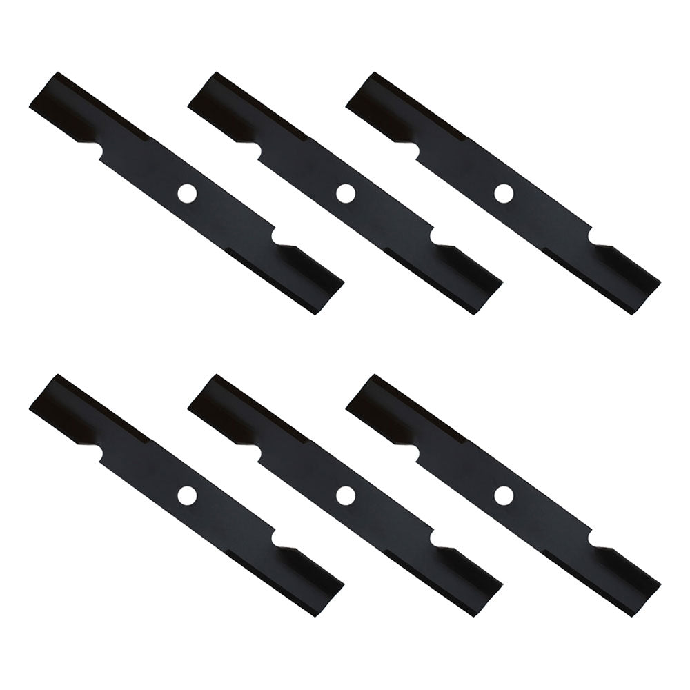 103-6387 Qty 6: Notched Air-Lift Mower Blade Fits Toro (Z 5200) 74814