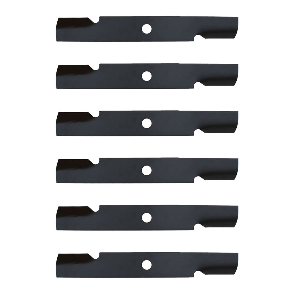 103-6387 Qty 6: Notched Air-Lift Mower Blade Fits Toro (Z 5200) 74814