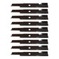 103-6387 Qty 9: Notched Air-Lift Mower Blades Fits Exmark