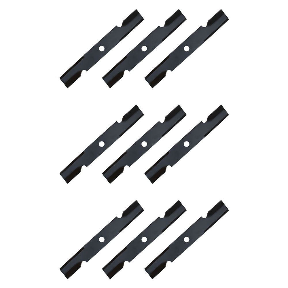 103-6387 Qty 9: Notched Air-Lift Mower Blades Fits Toro (Z 5200) 74814