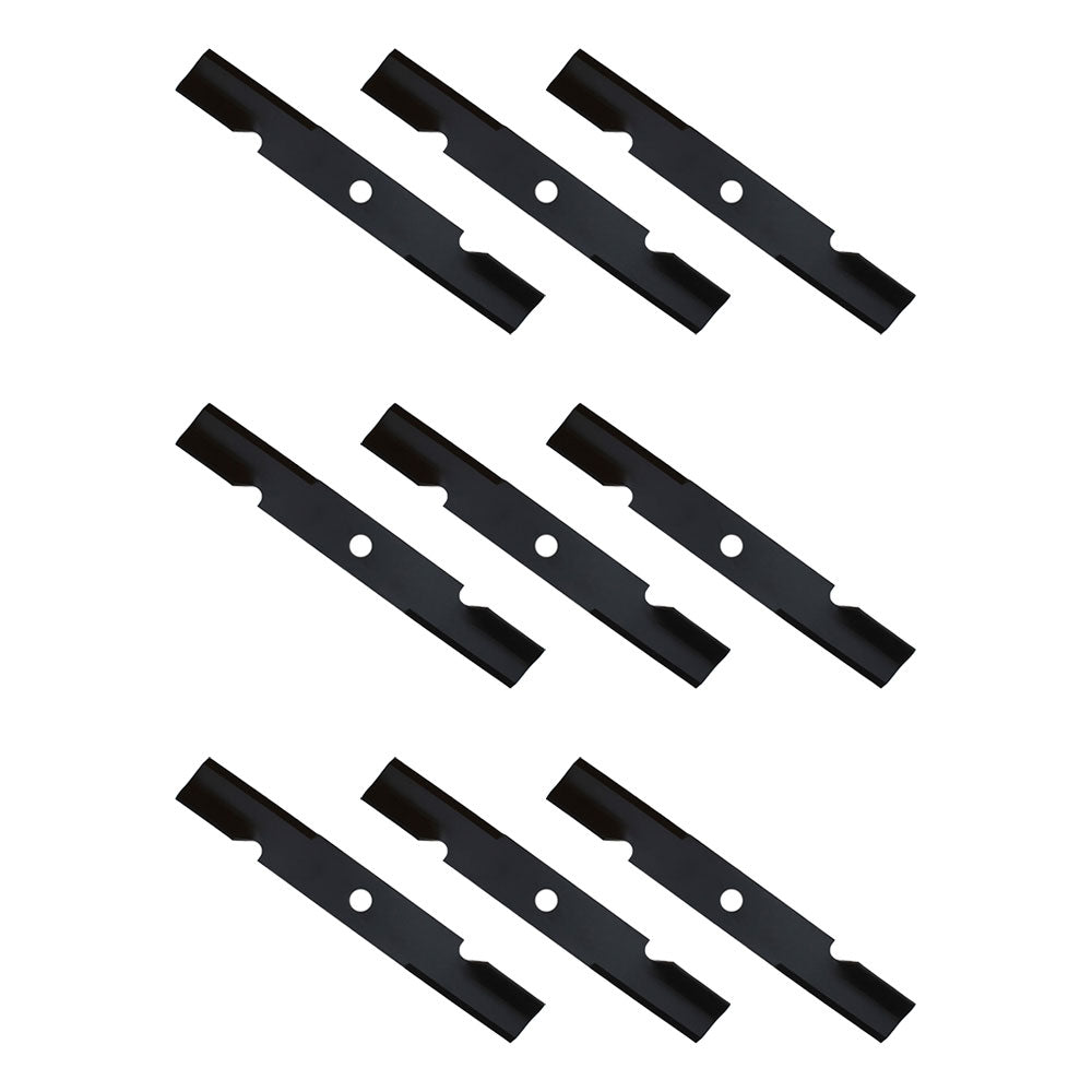 103-6387 Qty 9: Notched Air-Lift Mower Blades Fits Exmark