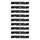 103-6387 Qty 9: Notched Air-Lift Mower Blades Fits Exmark