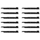 Qty 12: Mower Blade Fits John Deere Replaces AM104489