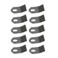 Qty 10: Flail Mower Blades Fits Alamo Replaces 100759