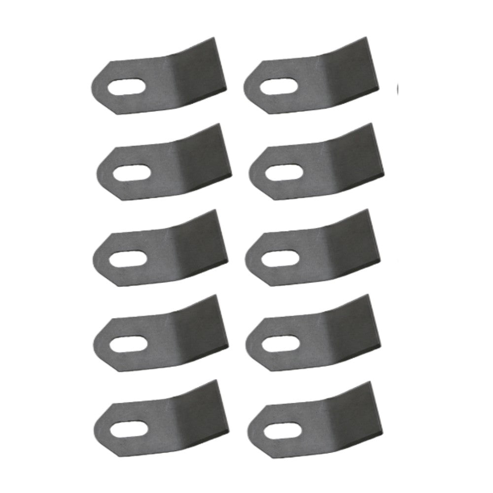 Qty 10: Flail Mower Blades Fits Mott Replaces 100759