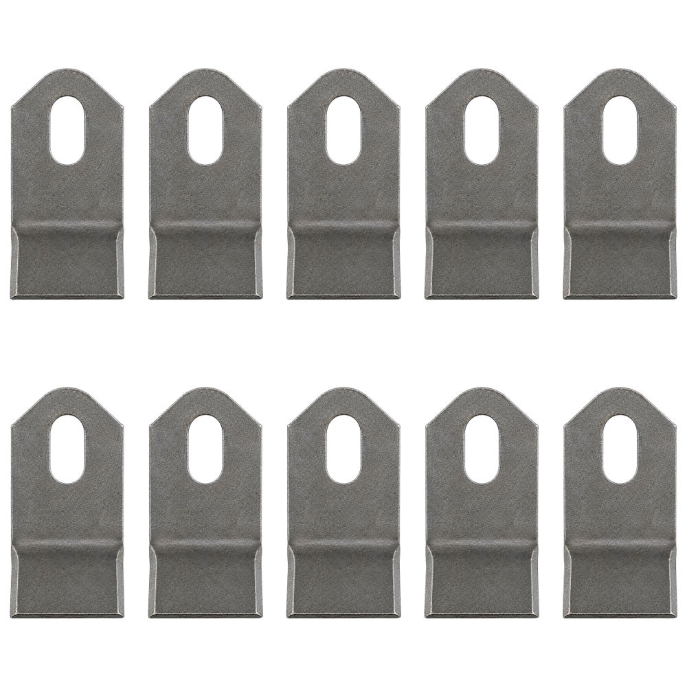 Qty 10: Flail Mower Blades Fits Rhino Replaces 100759