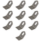 Qty 10: Flail Mower Blades Fits Rhino Replaces 100759