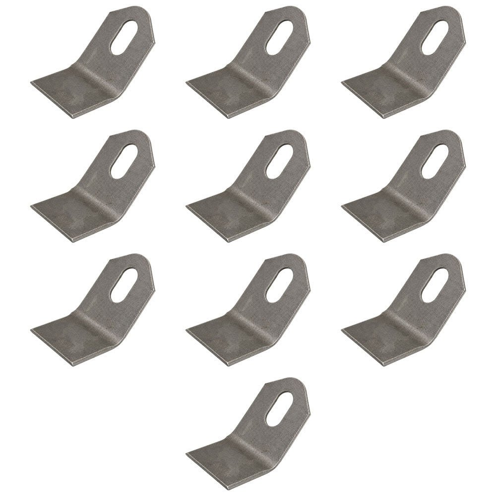 Qty 10: Flail Mower Blades Fits Mott Replaces 100759