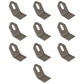 Qty 10: Flail Mower Blades Fits Rhino Replaces 100759