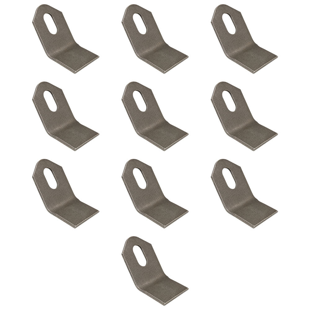 Qty 10: Flail Mower Blades Fits Rhino Replaces 100759