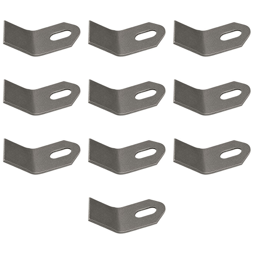 Qty 10: Flail Mower Blades Fits Rhino Replaces 100759