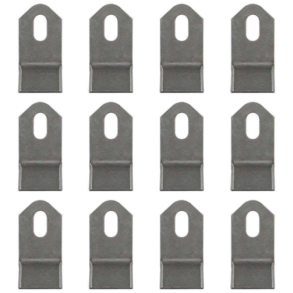 Qty 12: Flail Mower Blades Fits Mott Replaces 100759