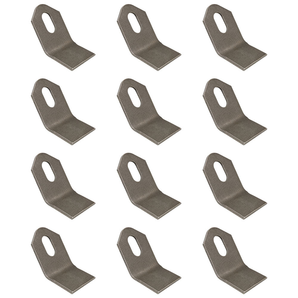 Qty 12: Flail Mower Blades Fits Rhino Replaces 100759