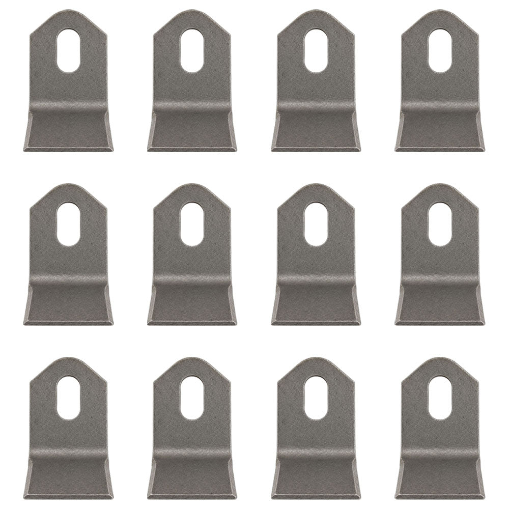 Qty 12: Flail Mower Blades Fits Rhino Replaces 100759