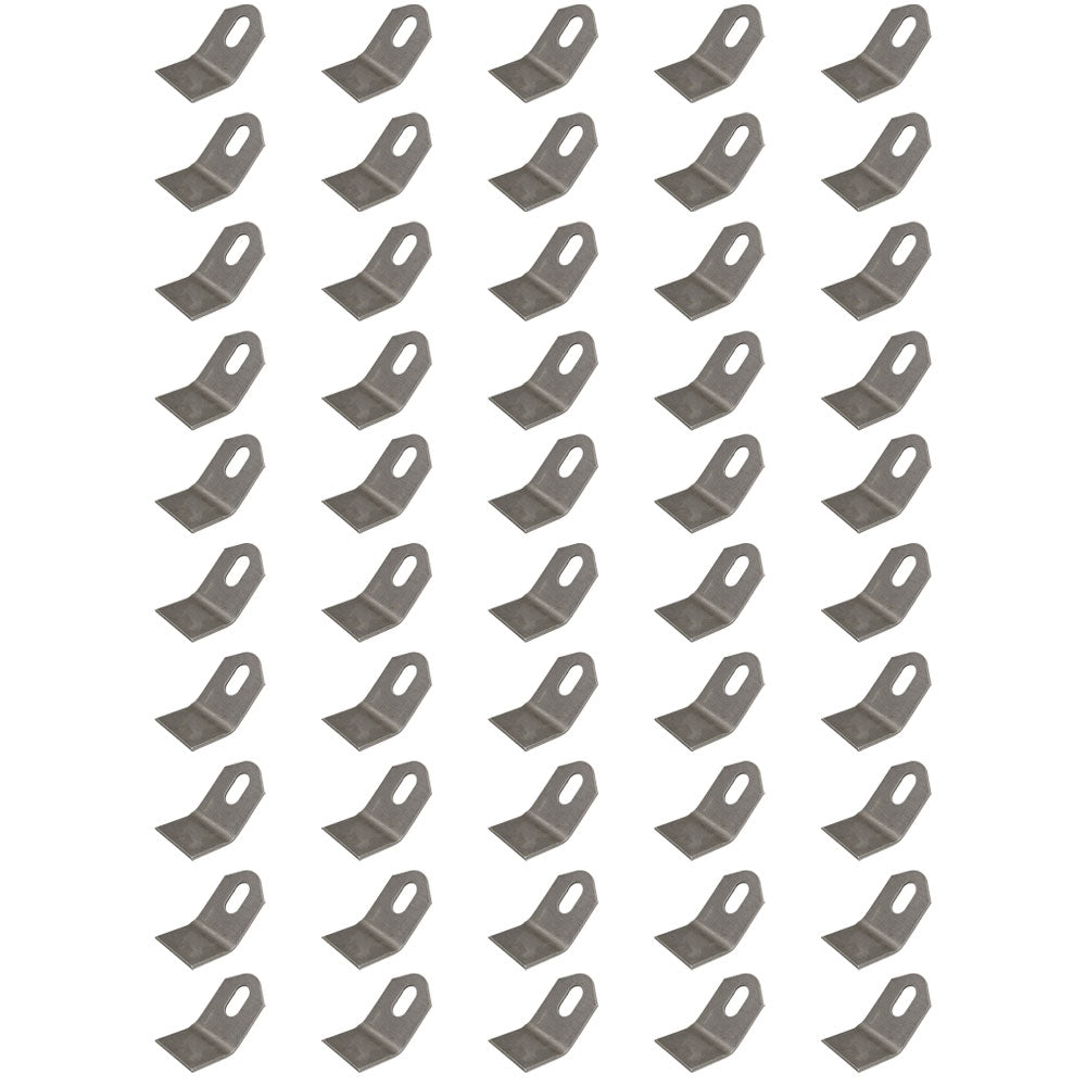Set Of 50 Flail Mower Coarse Cut Std Duty Blade Fits Alamo Models 654-100759
