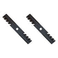 Qty 2: Toothed Mulching Blade  Fits Exmark Replaces 103-6381