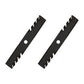 Qty 2: Toothed Mulching Blade  Fits Exmark Replaces 103-6381