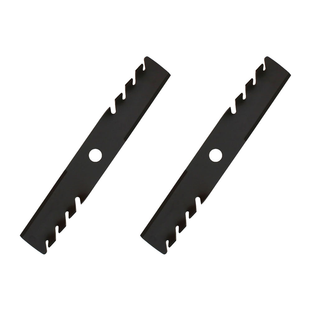 Qty 2: Toothed Mulching Blade  Fits Exmark Replaces 103-6381