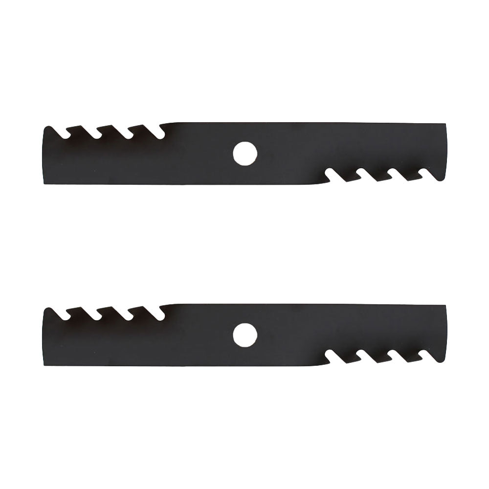 Qty 2: Toothed Mulching Blade  Fits Exmark Replaces 103-6381