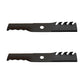 Qty 2: Toothed Mulching Blade  Fits Exmark Replaces 103-6381
