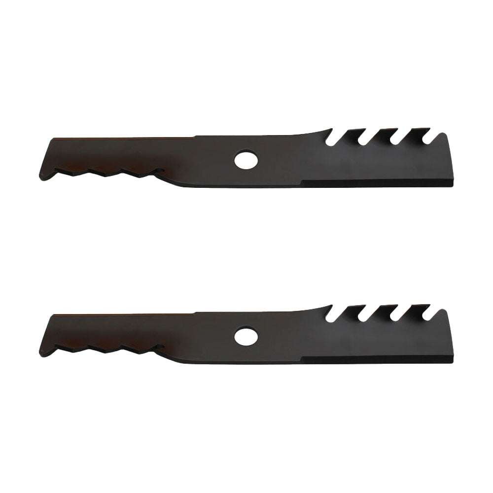 Qty 2: Toothed Mulching Blade  Fits Exmark Replaces 103-6381