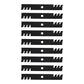 Qty 9: Mower Blades Fits Windsor Replaces 50-2306