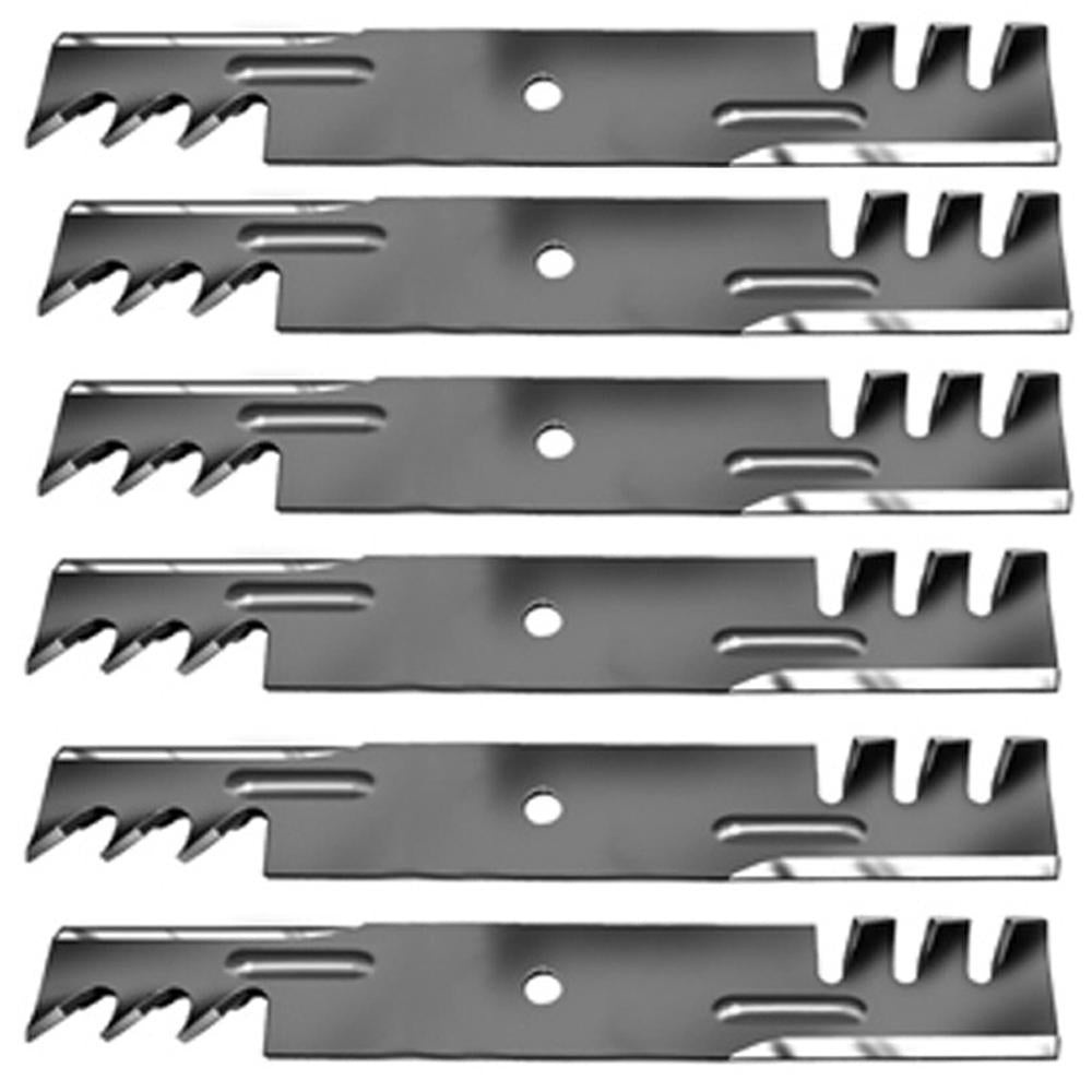 601124 Qty 6: Mulching Blade (Toothed) Fits Hustler HUSTLER Z Super Z XR7