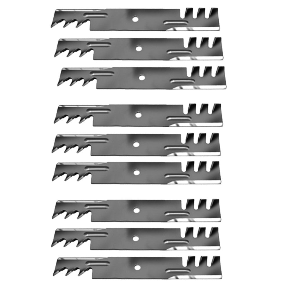 (9) 12733 Rotary Blades Compatible With Hustler 797704, 797712